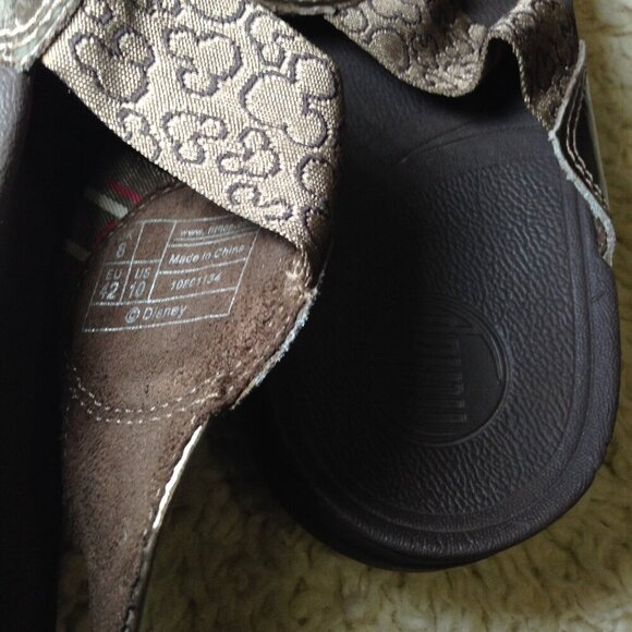FitFlop Brown Disney Collab. W10, Mickey Mouse, Comfort, Disney fan, Vacation - Picture 6 of 8